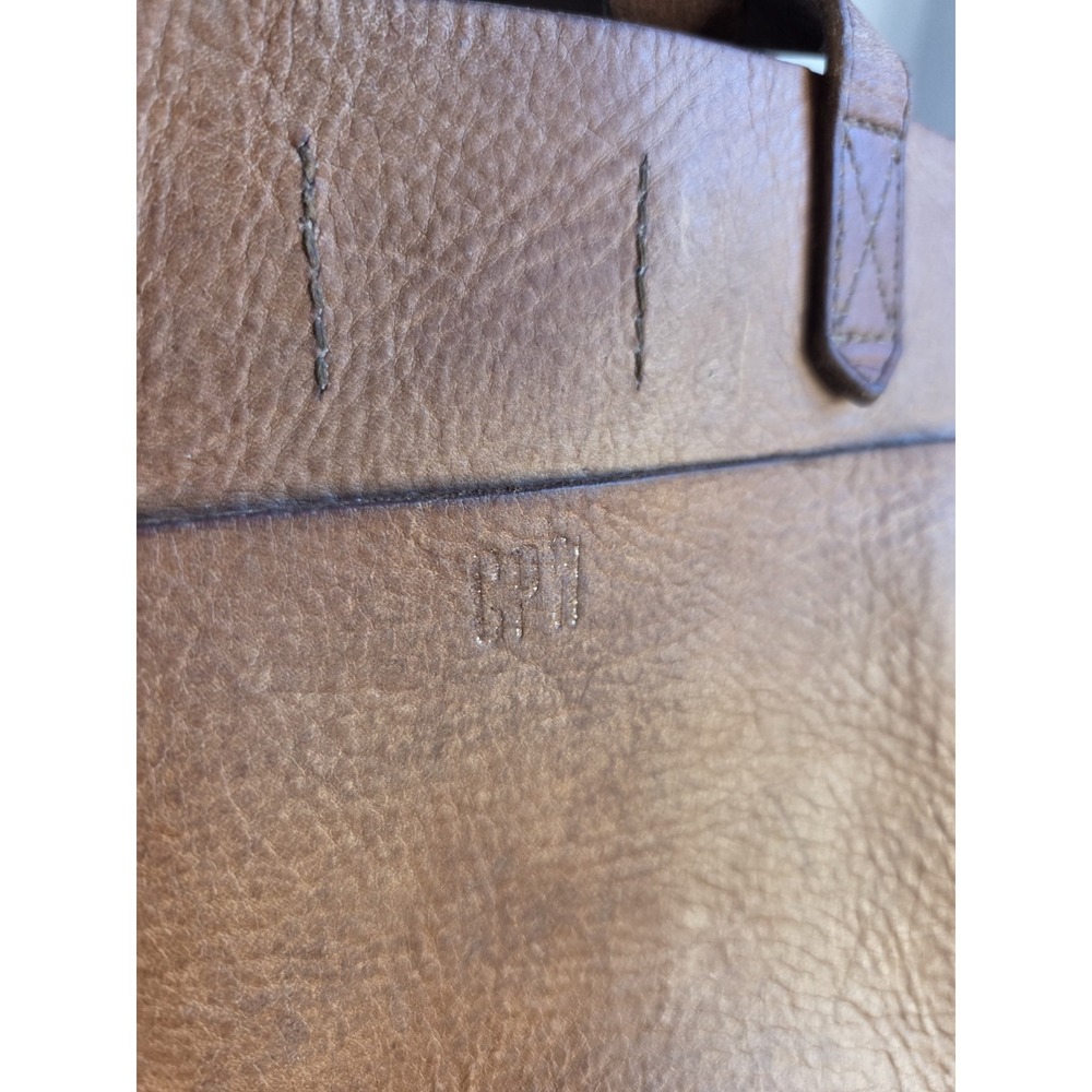 Vntg Madewell Small Mini Transport Crossbody‎ Bag Cognac Brown Leather Tote - Picture 11 of 11